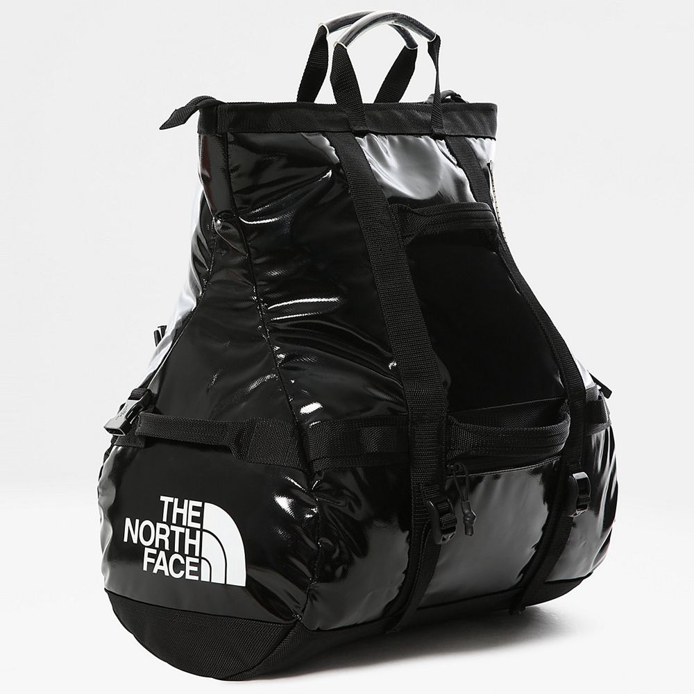 The North Face Duffel Bag Mens Australia - The North Face Base Camp Rolltop Bag - Extra Small Black